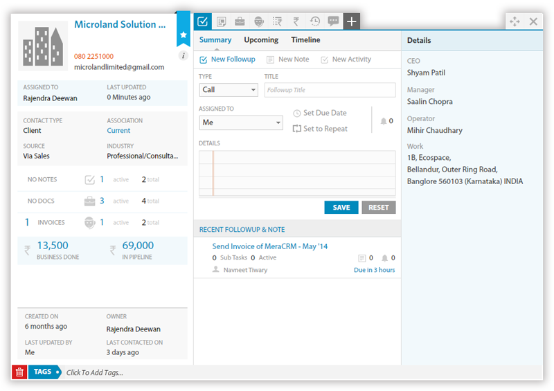 Complete information of an organization at one place Complete information of an organization at one place