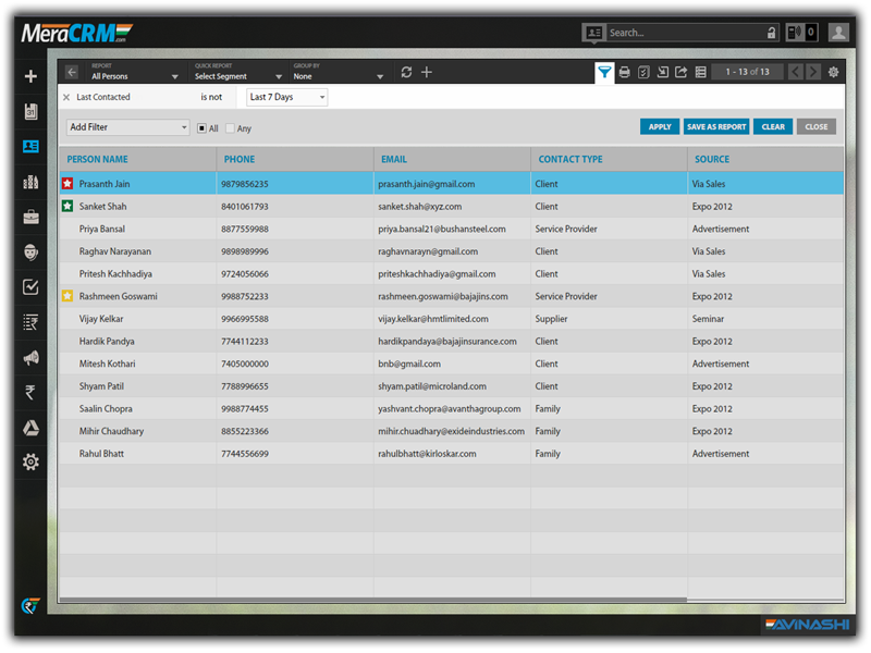 Filter customer data for better communication and new business opportunities.' | theme }} Filter customer data for better communication and new business opportunities.